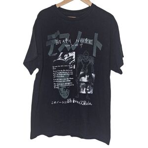 Death Note Graphic Tee T-Shirt Size Large